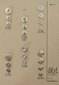 Metal buttons 46-12