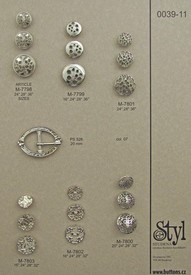 Metal buttons and buckles 39-11