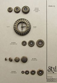 Metal buttons 48-12