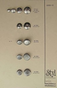 Metal buttons 50-12